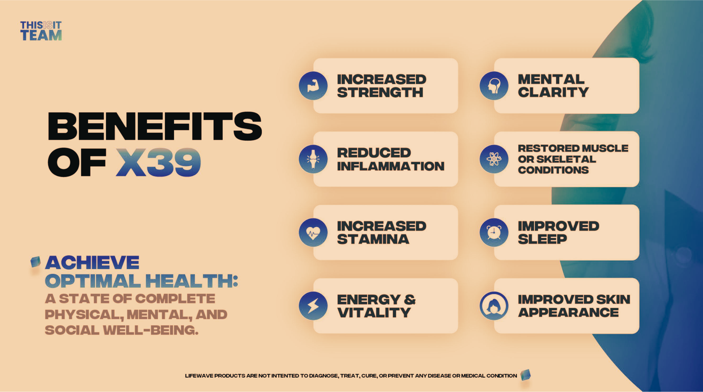 Benefits of LifeWave X39 for energy and recovery